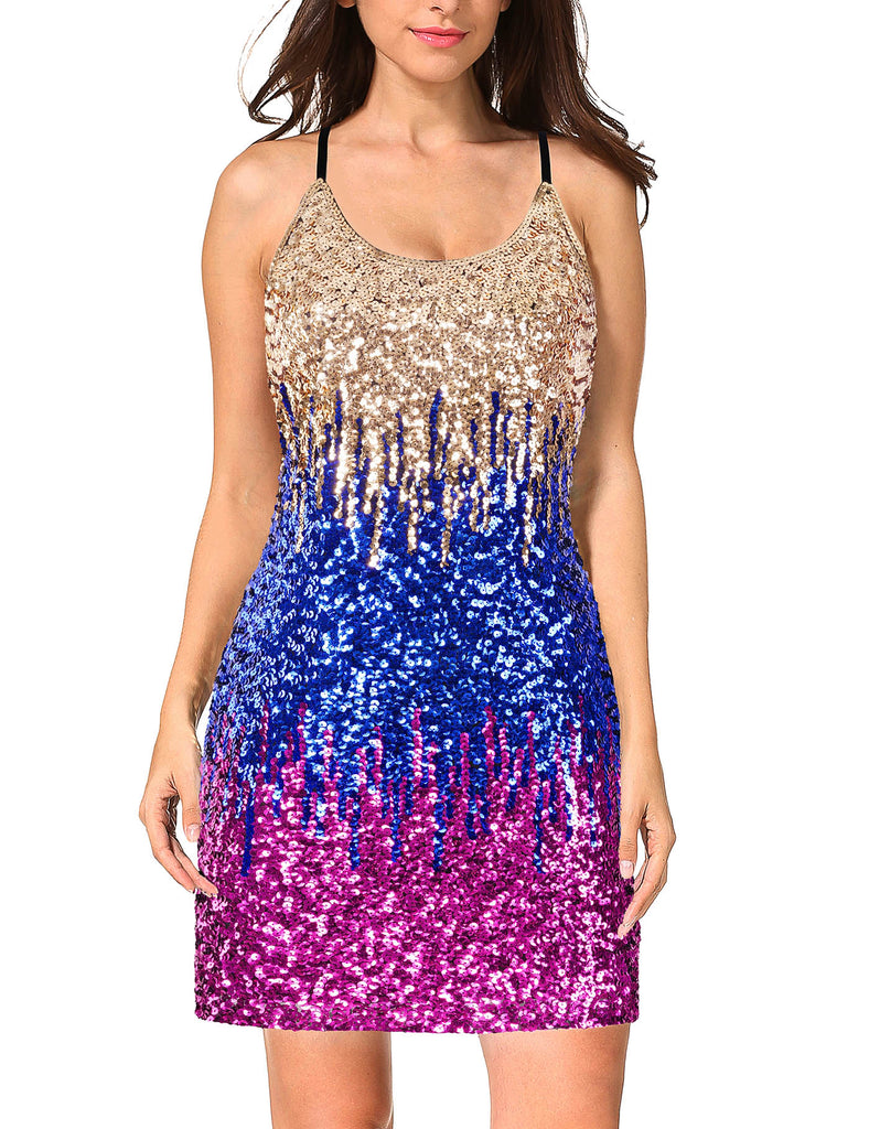 glitter-sequin-dress-for-women-party-spaghetti-strap-gold-blue-purple