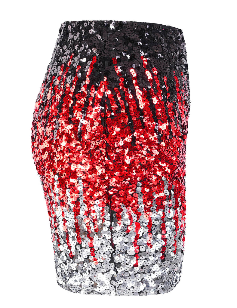 glitter-sequin-skirt-party-night-out-black-red-silver-side