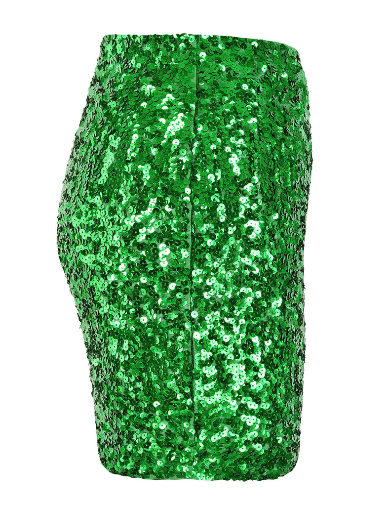 glitter-sequin-skirt-party-night-out-green-side