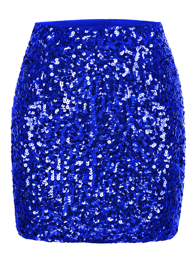 glitter-sequin-skirt-party-night-out-royal-blue