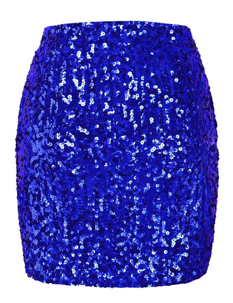 glitter-sequin-skirt-party-night-out-royal-blue-back
