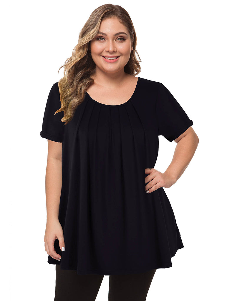 plus-size-tops-for-women-flowy-tunic-shirt-black