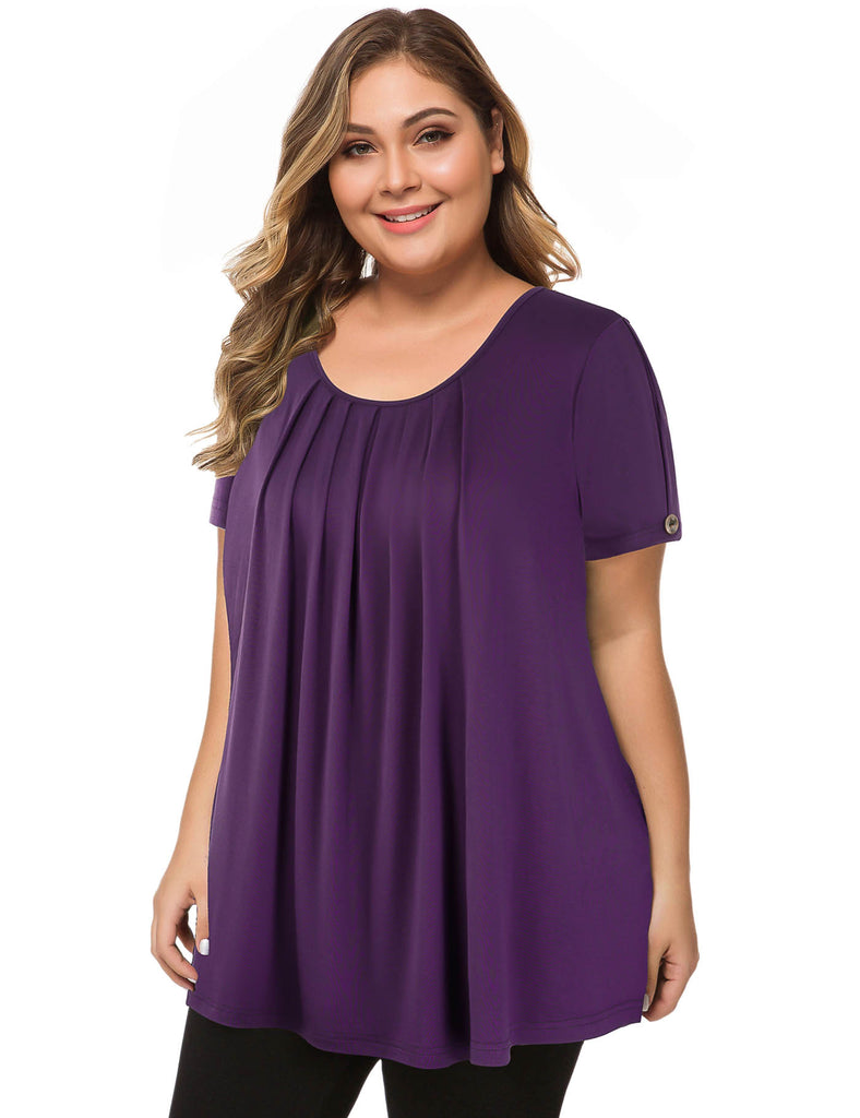 plus-size-tops-for-women-flowy-tunic-shirt-purple